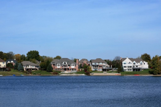 Stonebridge Estates Subdivision, Ann Arbor View Across Pond