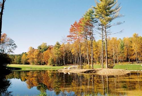 Fall magic on the pond